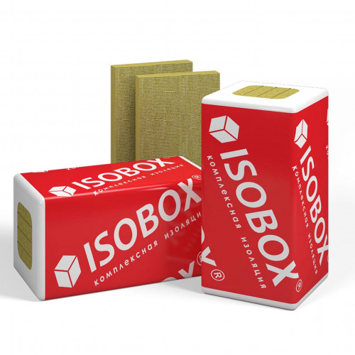 Теплоизоляция ISOBOX ИНСАЙД 45кг/м3 (50х600х1200) 12шт. 8,64м2 (0,432м3) Технониколь