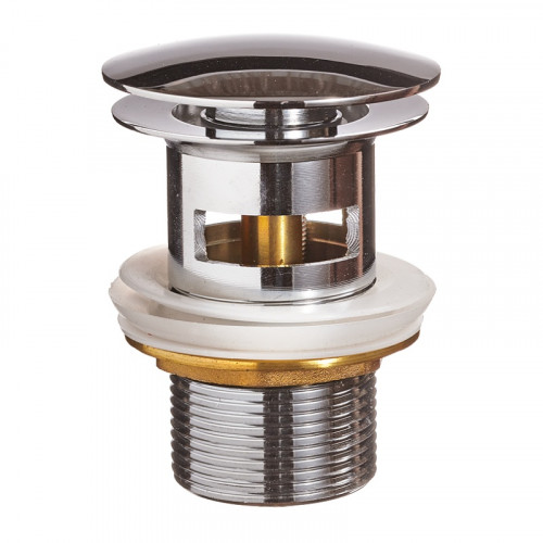 Выпуск для умывальника клик-клак/грибок, латунь 1 1/4", Orio ВХ-803