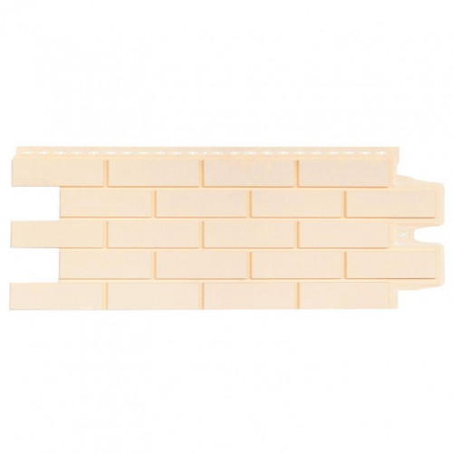 Фасадная панель Клинкерный кирпич Classic Бежевый 390х968мм (0,38м2) Grand Line