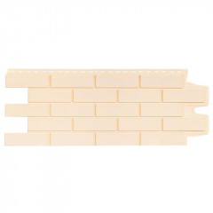 Фасадная панель Клинкерный кирпич Classic Бежевый 390х968мм (0,38м2) Grand Line