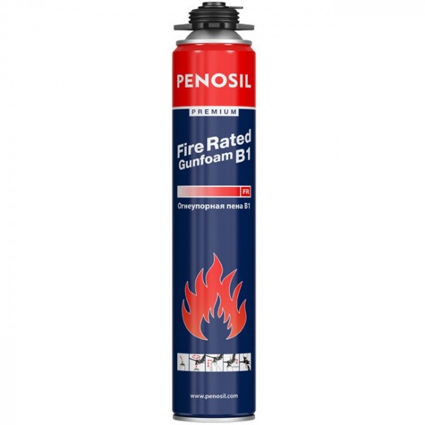 Пена монтажная огнестойкая Penosil Premium Fire Rated Gunfoam B1, 720 мл