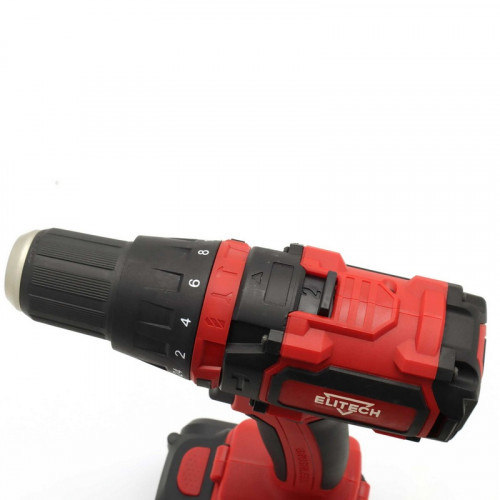 Дрель-шуруповерт аккумуляторная ударная 18В, Li-Ion Elitech ДА 18УБЛ2 (Е2201.002.00)