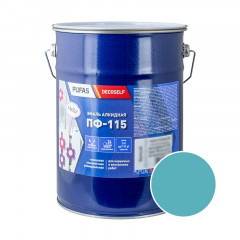 Эмаль ПФ-115 светло-голубая Decoself Pufas, 5кг