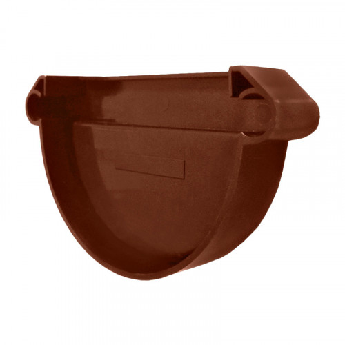 Заглушка желоба универсальная коричневая Мурол