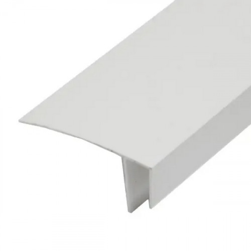 Стартовый/завершающий профиль для ПВХ F-образный 45х10x10мм 3м.