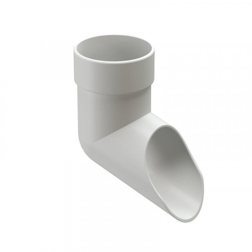 Отвод водосливной (наконечник), пломбир Деке LUX