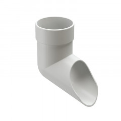 Отвод водосливной (наконечник), пломбир Деке LUX