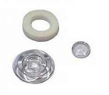 Термошайба прозрачная длина ножки 16мм