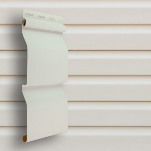 Сайдинг виниловый D4 3000*203мм (0,6м2) Белый, Grand Line