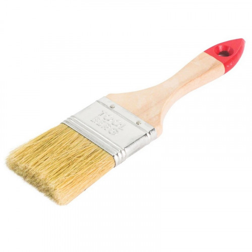 Кисть плоская 50мм, натуральная светлая щетина, Классик Стандарт T4P 0111113