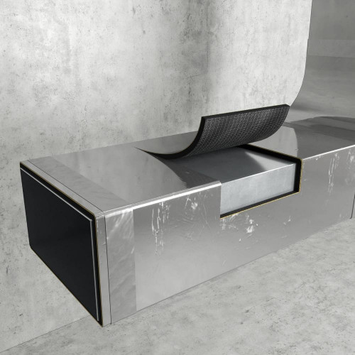 Мембрана Звукоизол ФЛЕКС АЛ СМК самоклющаяся (2500*1000*12мм) 2,5м2