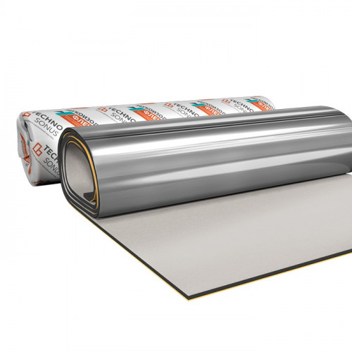 Мембрана Звукоизол ФЛЕКС АЛ СМК самоклющаяся (2500*1000*12мм) 2,5м2