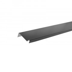 Планка примыкания 2м темно серая (RAL 7024) 20х45х15х10мм Технониколь 619964