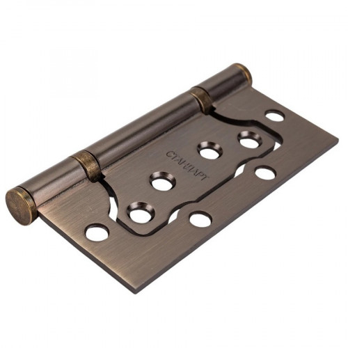 Петля бабочка накладная 75х100 2BB AB 2,5мм, Античная бронза Стандарт