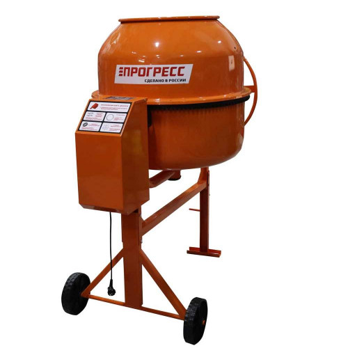 Бетоносмеситель Б-260ЧВ (220В/50Гц, 1200Вт, 222/139 литров, чугунный венец) ПРОГРЕСС