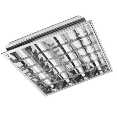 Светильник встраиваемый люминесцентный ЛВО RVA418 595х595 (4х18вт) ЭПРА