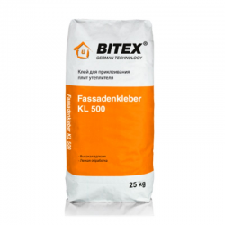 Клей Битекс Фасаденклебер KL 500 для монтажа утеплителя, 25кг