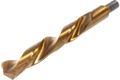 Сверло по металлу 19х195(165)мм титан кобальт Р6М5К5 Vertextools 666-19