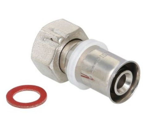 Муфта с накидной гайкой пресс 20 х 3/4 дюйма внутренняя резьба Valtec VTm.222.N.002005