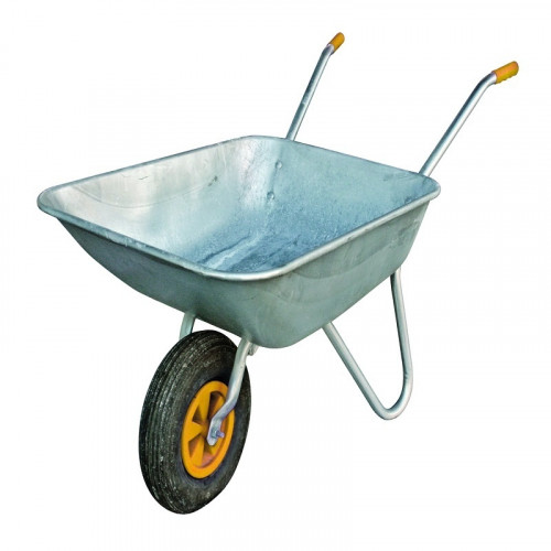 Тачка строительная 60л, 80кг одноколесная Бибер 99401n