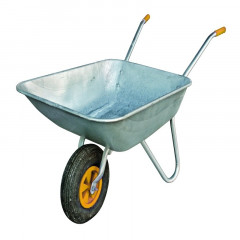 Тачка строительная 60л, 80кг одноколесная Бибер 99401n