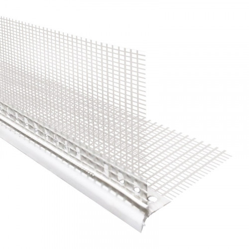 Профиль-капельник с армирующей сеткой ПВХ 2000х125х125мм Isomax