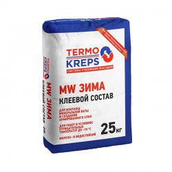 Штукатурно-клеевая смесь КРЕПС MW TERMOKREPS (Зима от -10), 25 кг