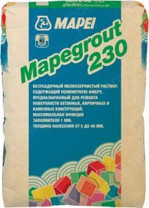 Ремонтный состав Mapei MAPEGROUT 230, 25кг