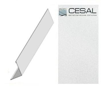 PL - уголок С01 25*25*3000мм, Жемчужно-белый Cesal (Альконпласт)