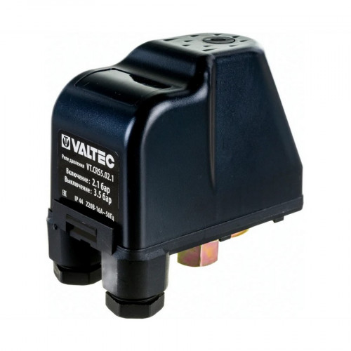 Реле давления 1/4 дюйма с накидной гайкой CRS-5 Valtec VT.CRS5.02.1