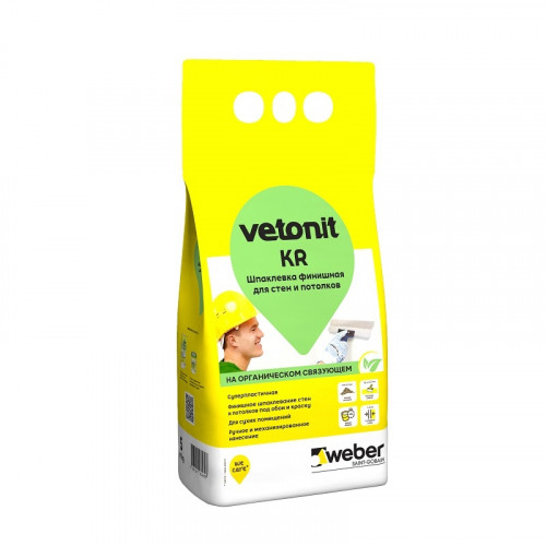 Шпаклевка финишная Vetonit KR, 5 кг