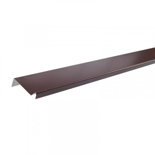 Планка примыкания 2м коричневая (RAL 8017) 20х45х15х10мм Технониколь 569074