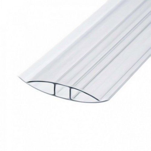 Профиль соединительный неразъемный НР 6-8мм прозрачный L=6м