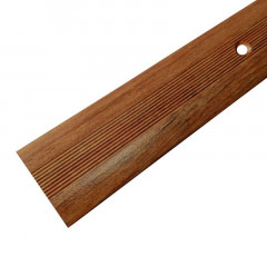 Стык 38х900мм Дуб Медовый алюминиевый Русский профиль