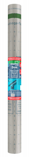 Мегафлекс Dom ветро-гидрозащита, диффузионная трехслойная мембрана 70м2