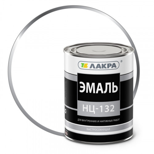Эмаль НЦ-132 Белый 0,7 кг Лакра