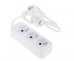 Удлинитель 3х1,7м с заземлением 10А ПВС 3*0,75мм2