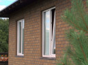 Фасадная плитка Hauberk наличник оконный Песчаный 1250х100х50мм