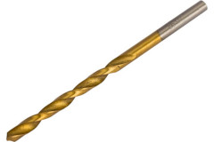 Сверло по металлу 3,8х70(50)мм титан кобальт Р6М5К5 Vertextools 666-03,8