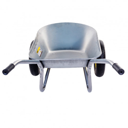 Тачка строительная 78л, 150кг двухколесная Бибер 99404n