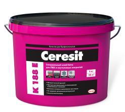 Клей контактный водно-дисперсионный для ПВХ и каучуковых покрытий Ceresit K 188E Extra, 12 кг