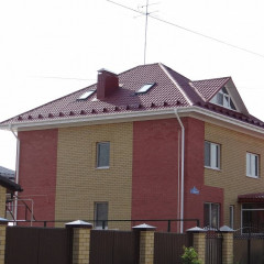 Труба водосточная (3м) D100мм, пломбир Деке LUX