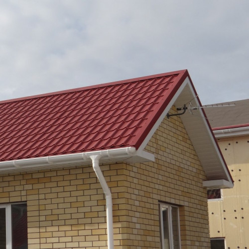 Труба водосточная (3м) D100мм, пломбир Деке LUX