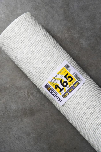 Сетка стеклотканевая фасадная 4х4мм (1х50м) 165 г/м2, Isomax 2000H