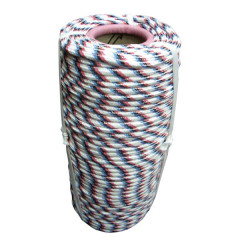 Фал полипропиленовый плетеный 24 прядный D=10мм, 100м сердечник ПП 700кгс