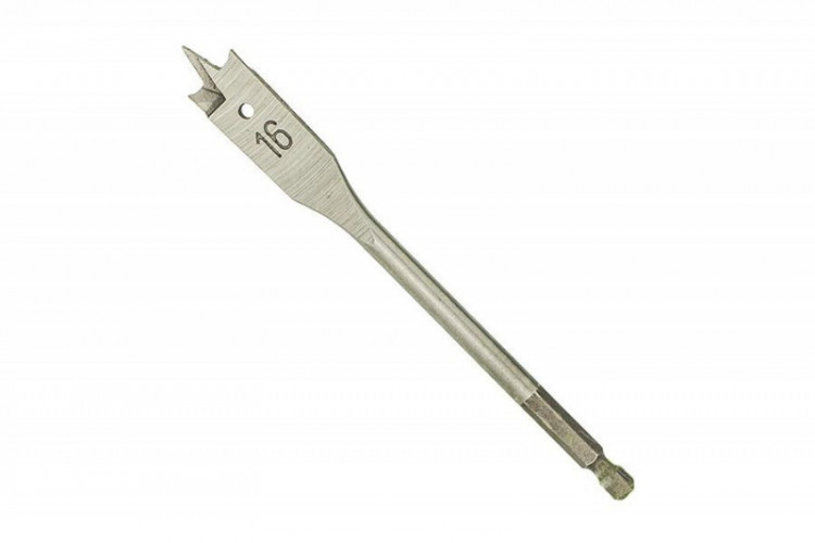 Сверло перовое по дереву d16х152мм РемоКолор 35-4-516