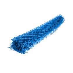 Сетка-рабица в ПВХ покрытии 50х50х2,6 мм, 1,5х10м синяя