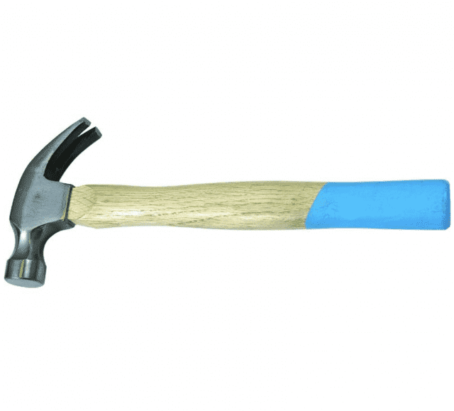 Молоток гвоздодер 450гр, деревянная ручка T4P 3302101