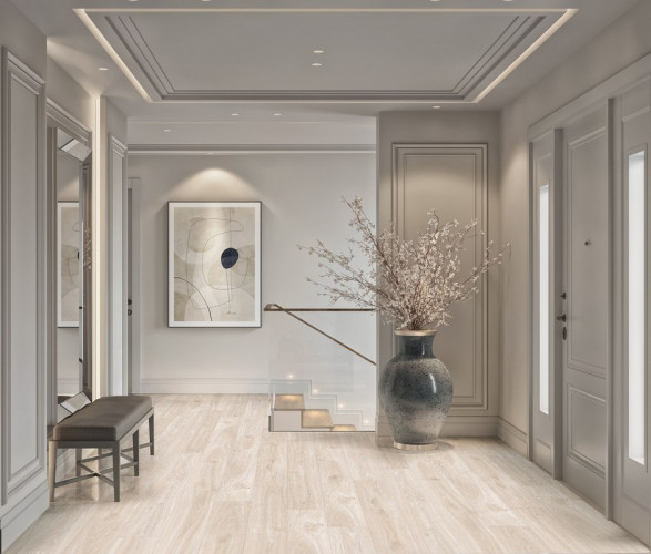 Кварц-винил SPC CronaFloor Nano 4V Дуб Ампир с фаской (10шт/2.16м2)