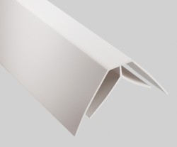 Угол внутренний пластиковый ВF белый (22*30, паз 10мм) 3м
